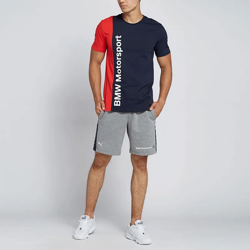 Bmw X PUMA T Shirts Men Blue-4