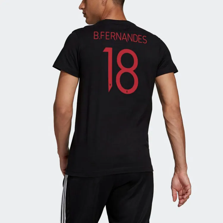 Adidas MANCHESTER UNITED THEATRE OF DREAMS Soccer Jerseys Men Black-5
