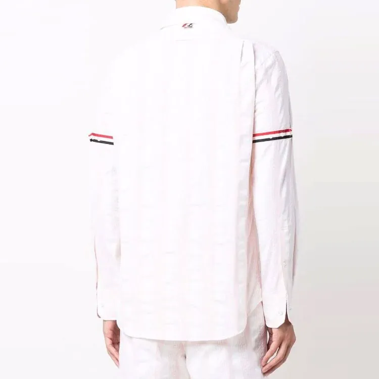 THOM BROWNE Shirts Men Pink-3