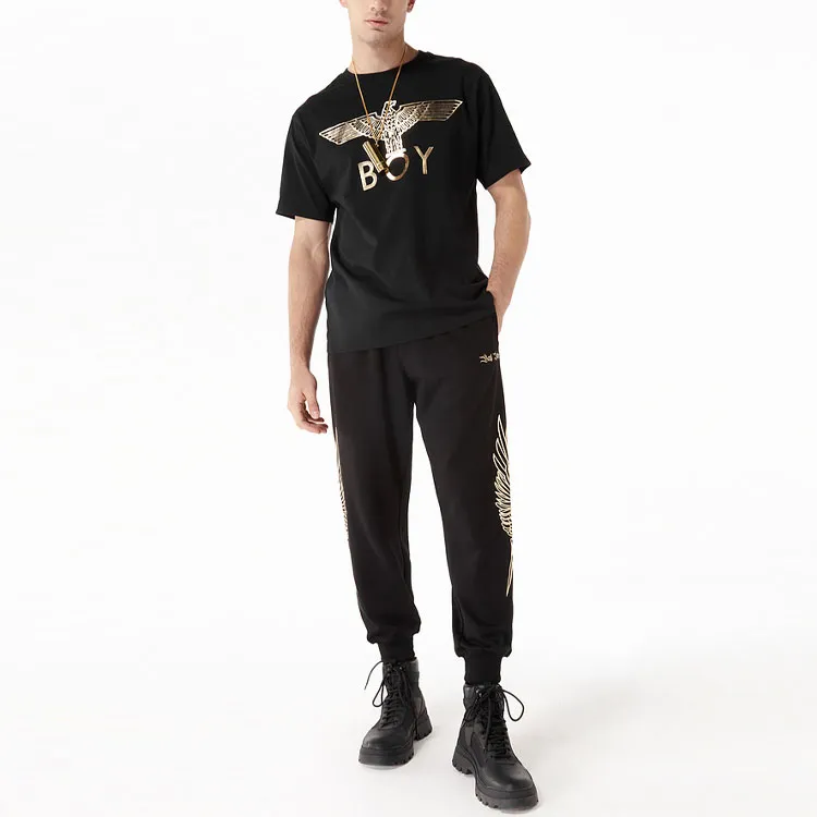 Boy London Knitted Sports Pants Unisex Black-1