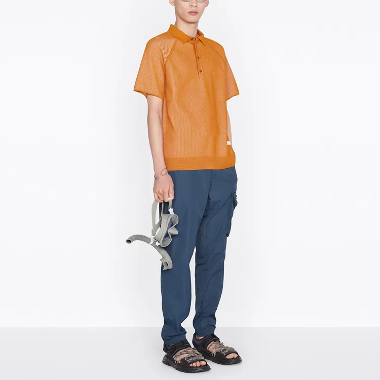 DIOR PARLEY Beach SS22 Polo Shirt Men's Orange-4