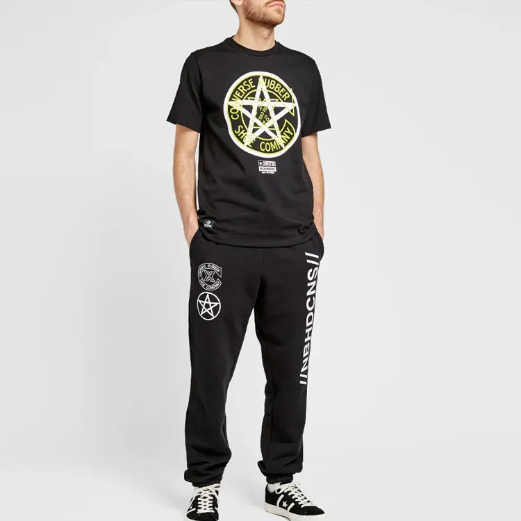 Neighborhood X Converse T Shirts Men Black-4