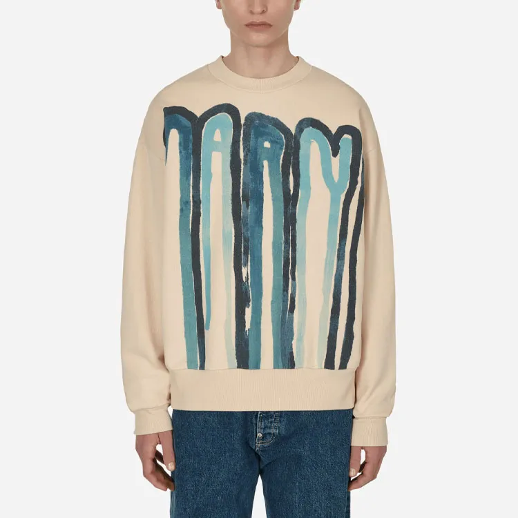 MARNI Dripping Logo Crewneck-2