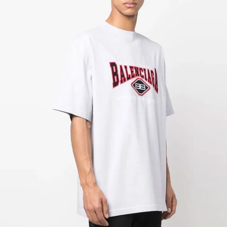 Balenciaga SS22 T Shirt Loose Fit Unisex Light Gray-3