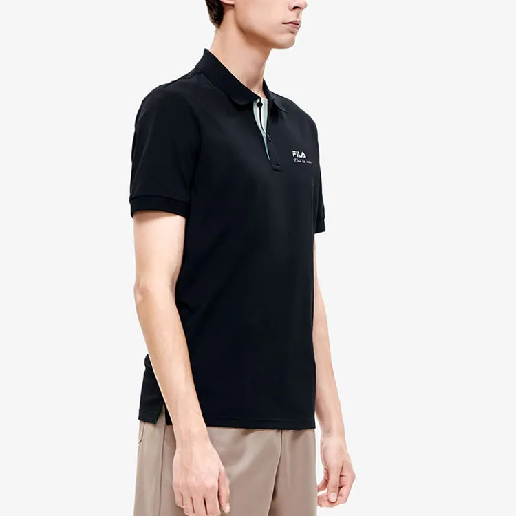 FILA Polo Shirts Men Jet Black-5