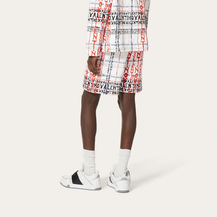 Valentino Casual Shorts Men White-3
