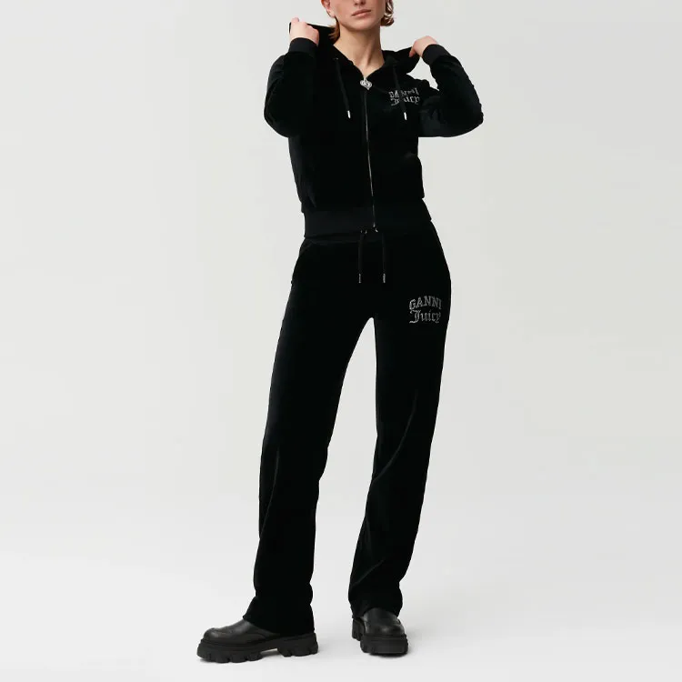 GANNI Casual Pants Women's Black-5