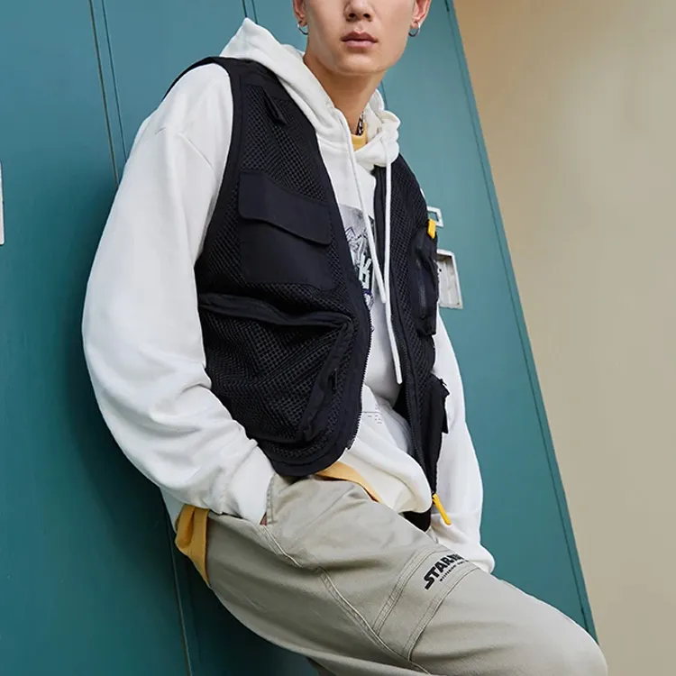 LiNing x Chinatown Market Sports Fashion Collection Vest Men's Black-6