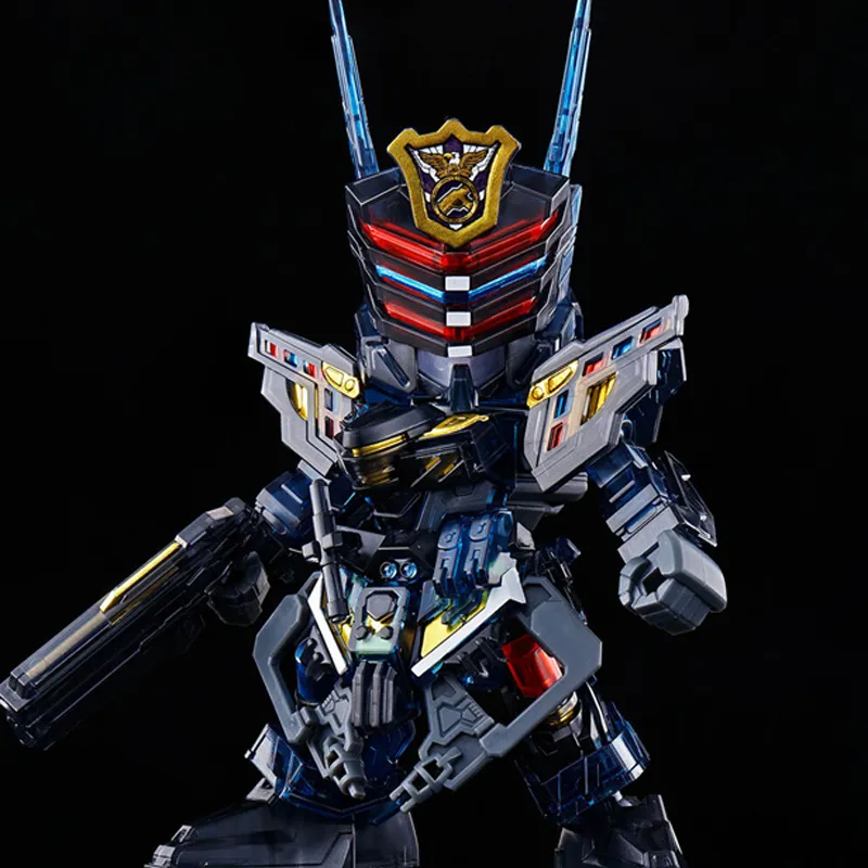 BANDAI SD World Heroes Goku/Oda Nobunaga/Sheriff Set Multicolor Transparent Model Kits 10cm-4