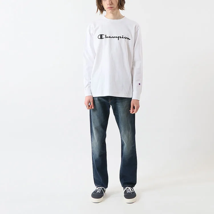 Champion Straight Long Sleeved T Shirt Japan Version Unisex-5