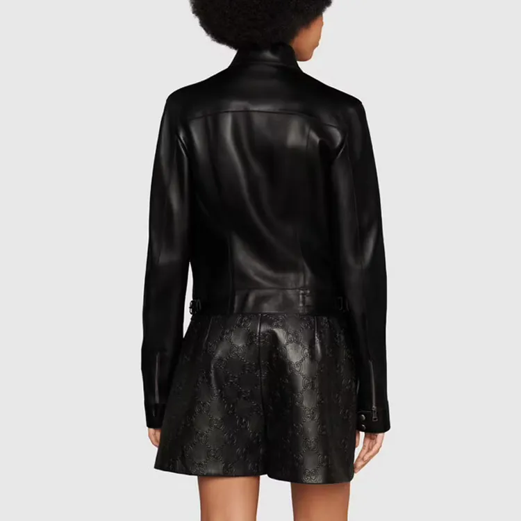 GUCCI Jackets Women's Black-4