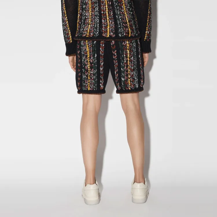 AMIRI Braided Bandana Shorts-2