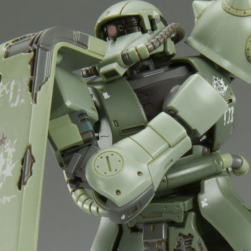 BANDAI HG 1 144 Mobile Suit Gundam Kukuru Duan's Island Duan's Custom Zaku Model Kits 13cm-4