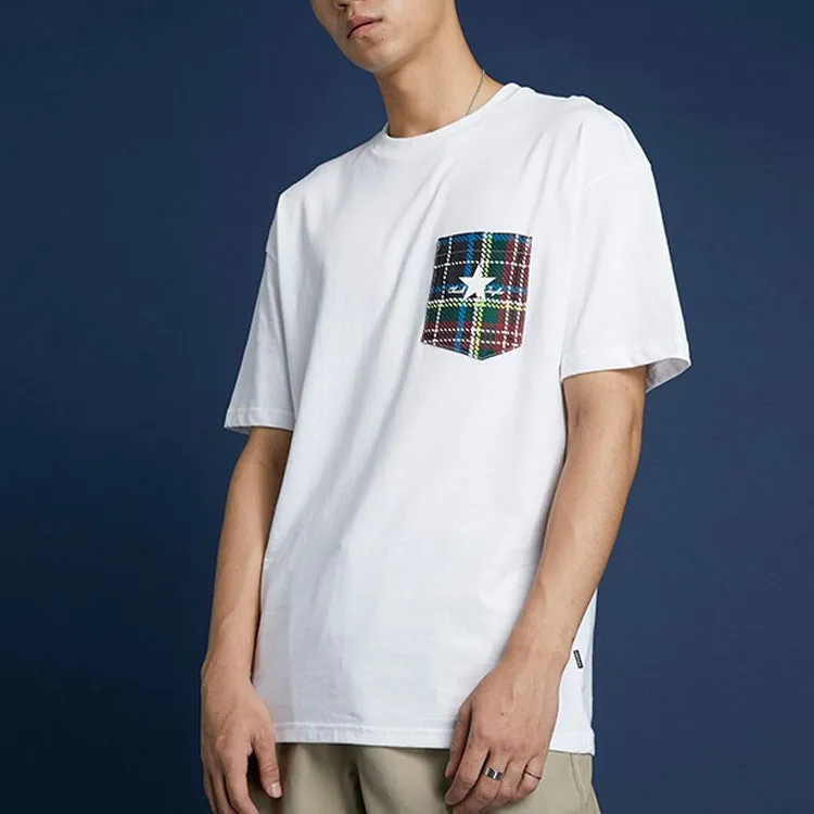 Converse Set-in Sleeve T-Shirt Men's White-4