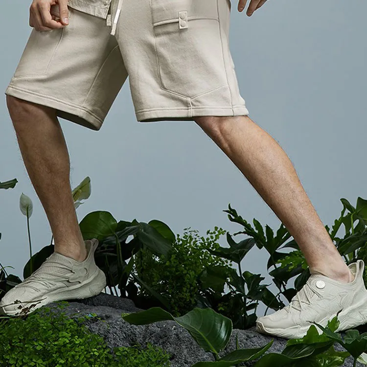 LiNing Casual Shorts Men Pearl White-6