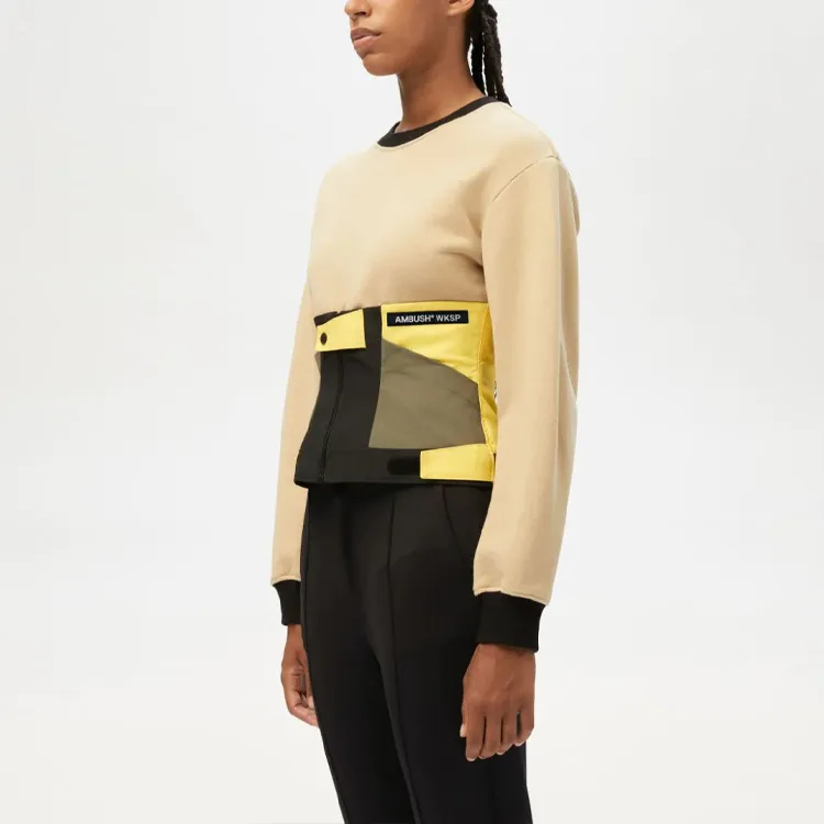 AMBUSH Corset Sweatshirt Black-4