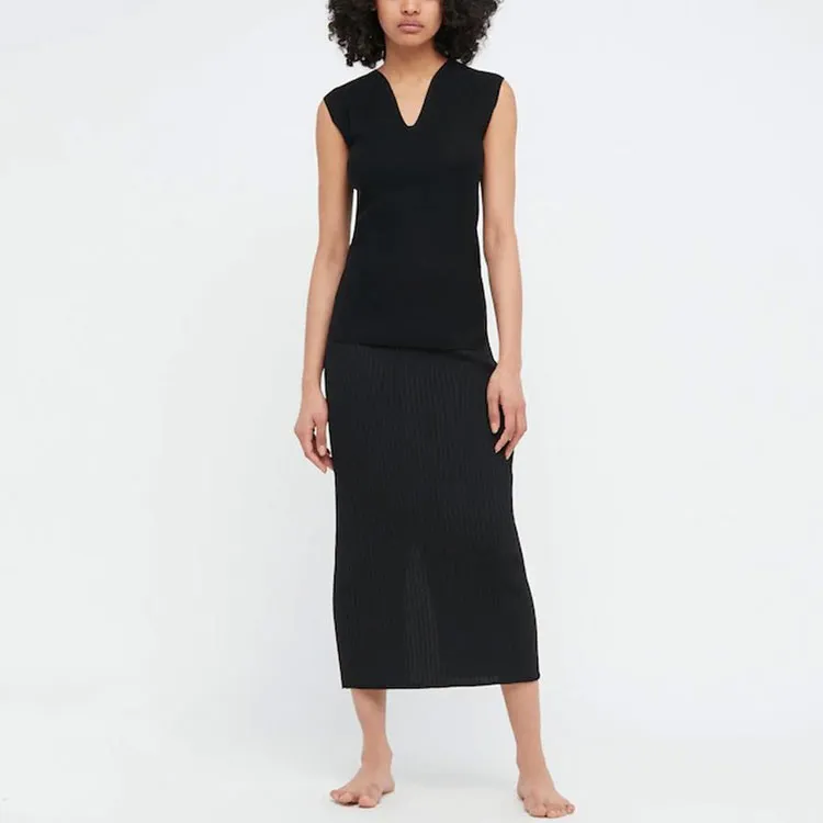 UNIQLO Vests Women's Black-6