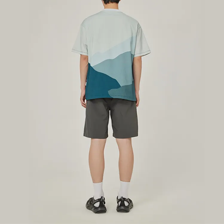 Penfield Straight T-Shirt Unisex Peacock Blue-3