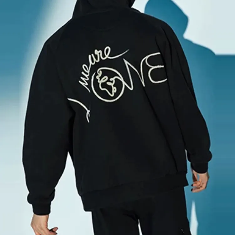 LiNing Sweatshirt Winter Unisex Black-4