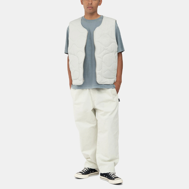 Stussy Recycled Nylon Liner Vest - POIZON Stussy Recycled Nylon Liner Vest - POIZON