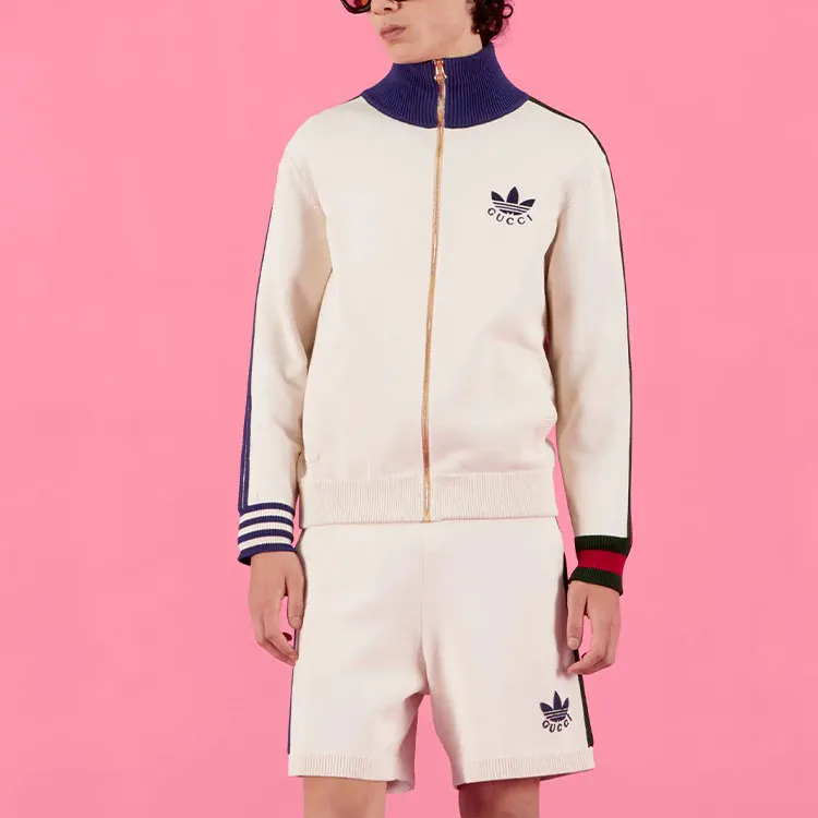 GUCCI X Adidas Viscose Zip Up Jacket-3