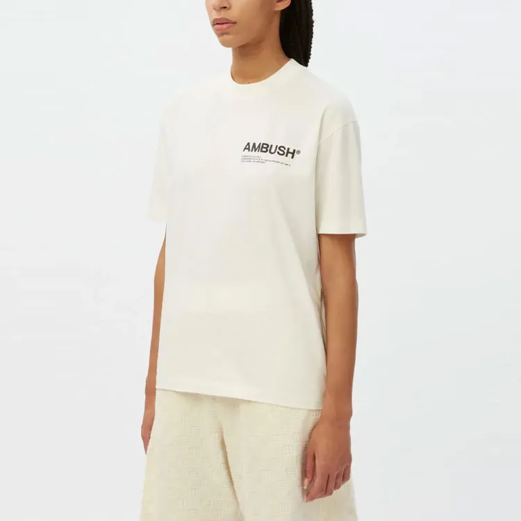 AMBUSH Workshop Logo Tee 'White'-4