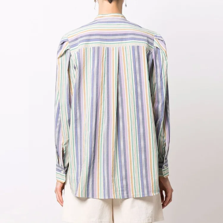 ISABEL MARANT Tiverna Striped Blouse-1