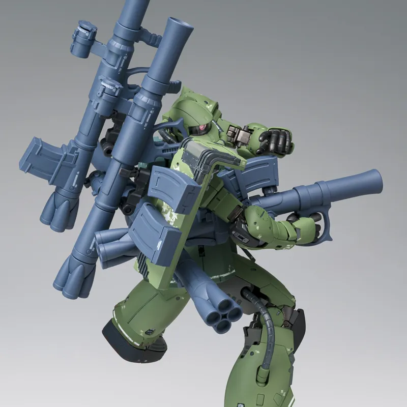 BANDAI 1 100 Zaku G.F.F.M.C. Mobile Suit Gundam Kukuru Duan's Island Duan's Custom Zaku Assembled Models 18cm-4