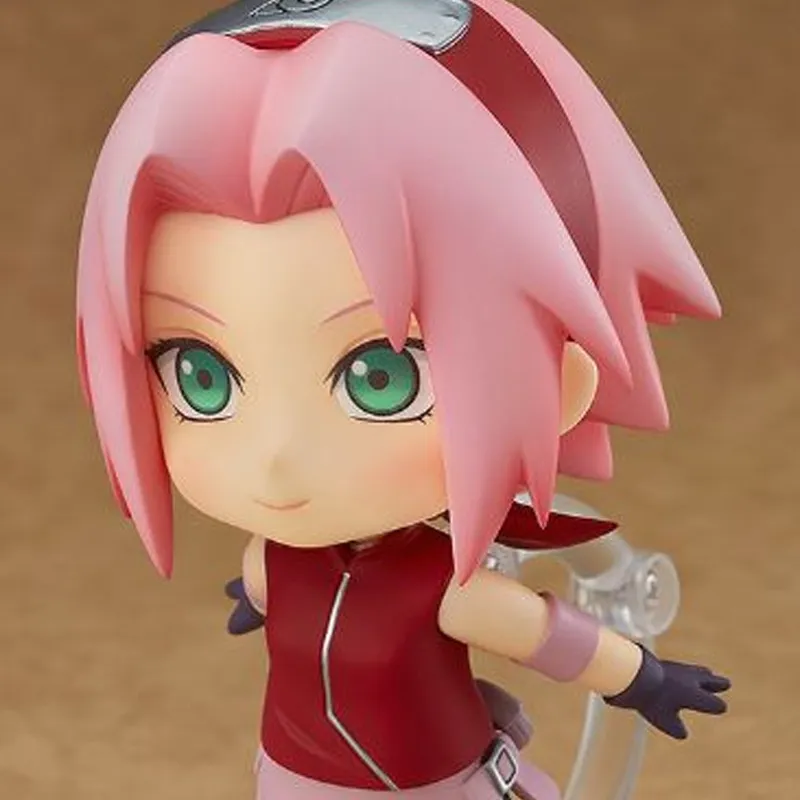 GSC Sakura Haruno Nendoroid No.833 Naruto Shippuden Reissued Version Chibi Figures 10cm-4