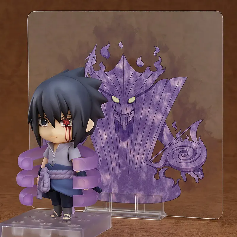 GSC Sasuke Uchiha Nendoroid No.707 Naruto Shippuden Reissued Version Chibi Figures 10cm-4