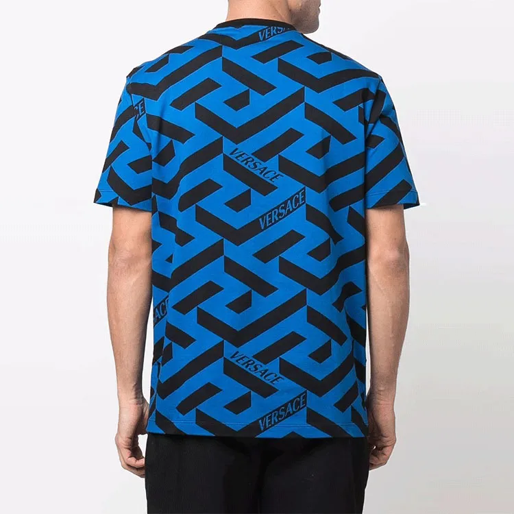 VERSACE T Shirt Men's Sapphire Blue-2