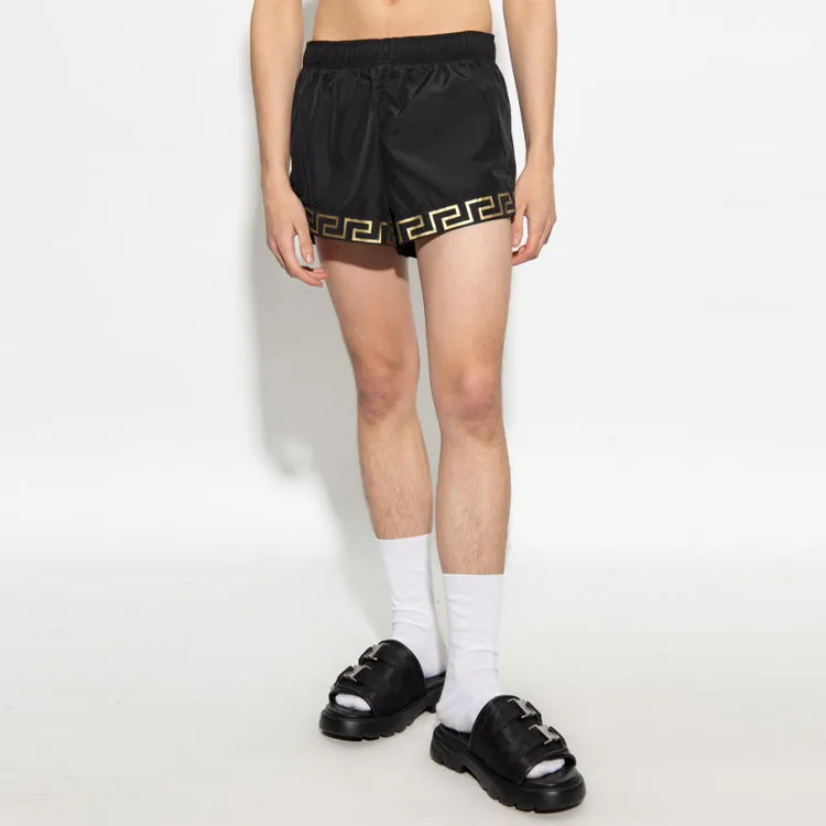VERSACE Greca Logo print Shorts-4