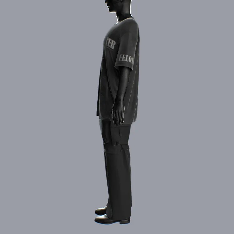 GRAILZ T Shirts Men Charcoal-4
