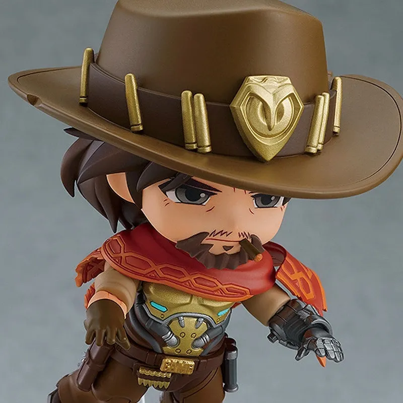 GSC Cassidy/McCree Nendoroid No. 1030 Overwatch McCree Classic Game Skin Chibi Figures 10cm-4