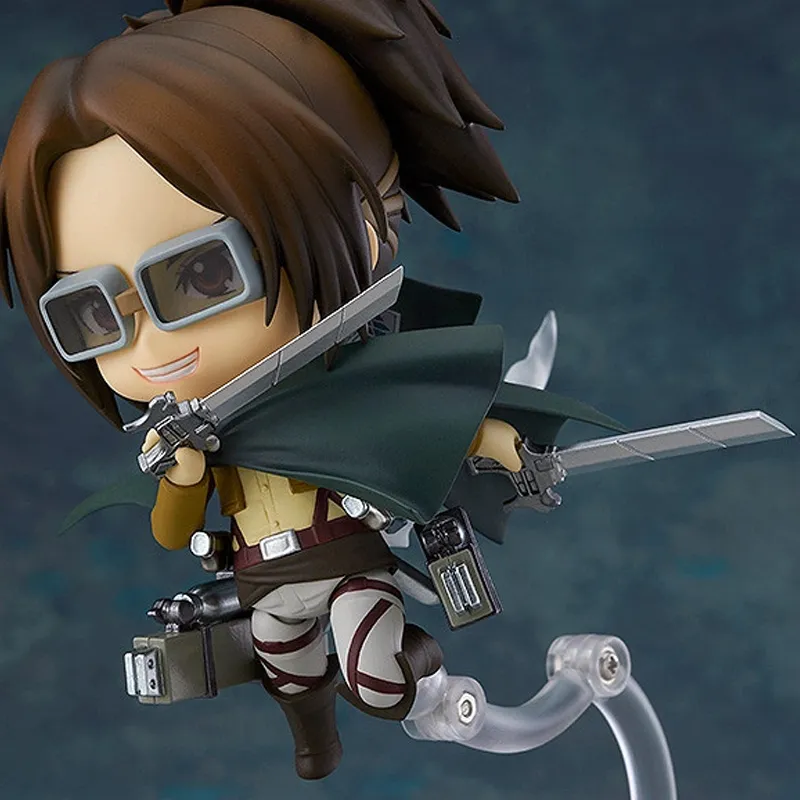 GSC Nendoroid No.1123 Attack On Titan Hanji And Ymir Chibi Figures 10cm-4