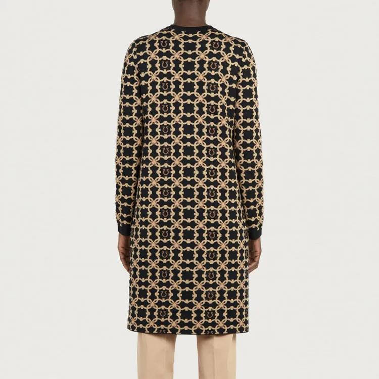 FERRAGAMO FW22 Coat Women's Black-3