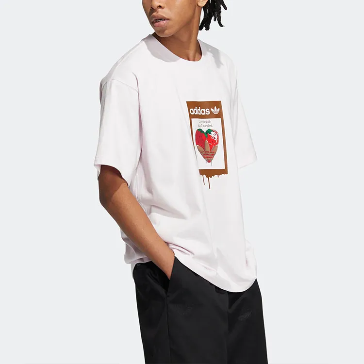 Adidas Originals Charr Morita Collaboration Collection T Shirt Unisex Pink-5