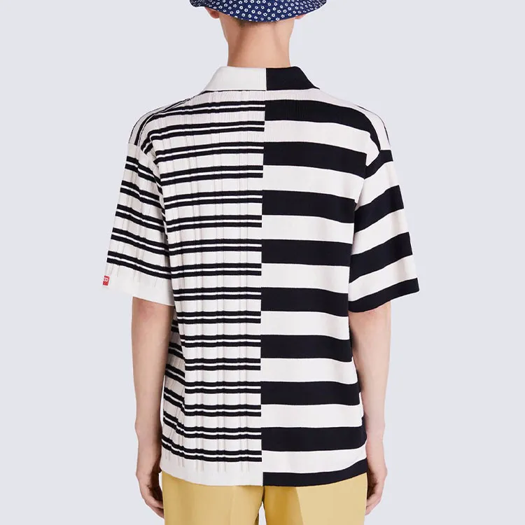 KENZO Polo Shirts Men Black/White-4