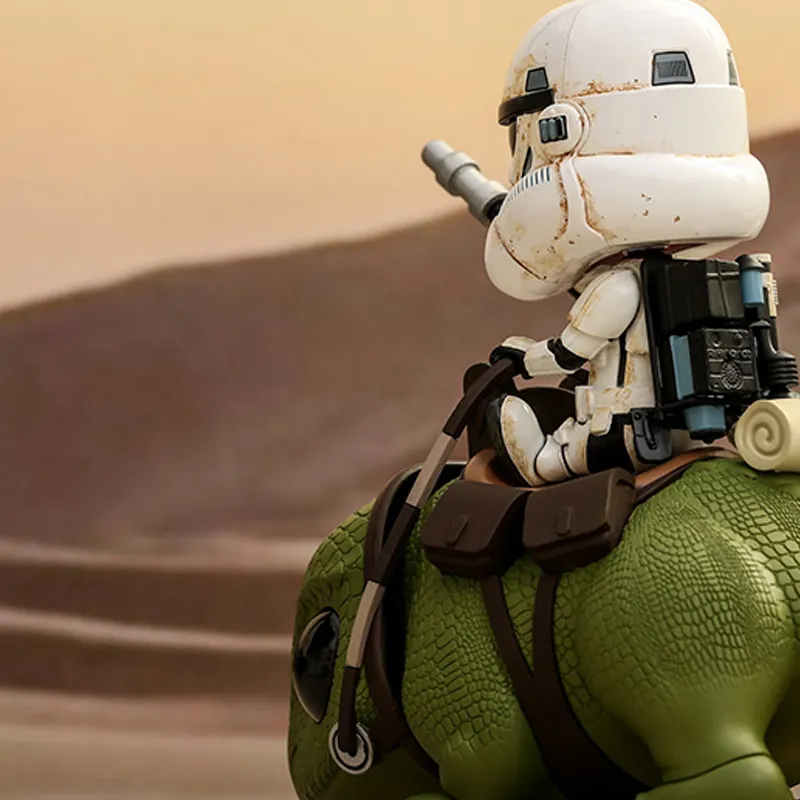Hot Toys Star Wars Other Characters COSBABY Collection Desert Storm Trooper With Wetback Beast S Chibi Figures-4