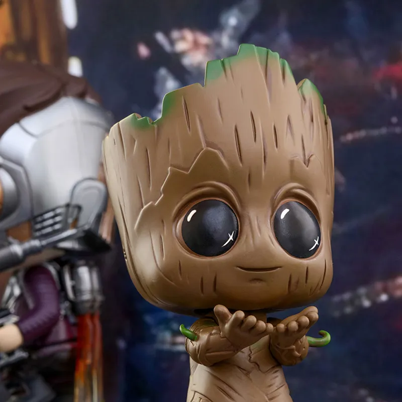 Hot Toys Star Knight Cosb361 Guardians Of The Galaxy 2 Groot 10cm/11cm Chibi Figures 10/11cm-5