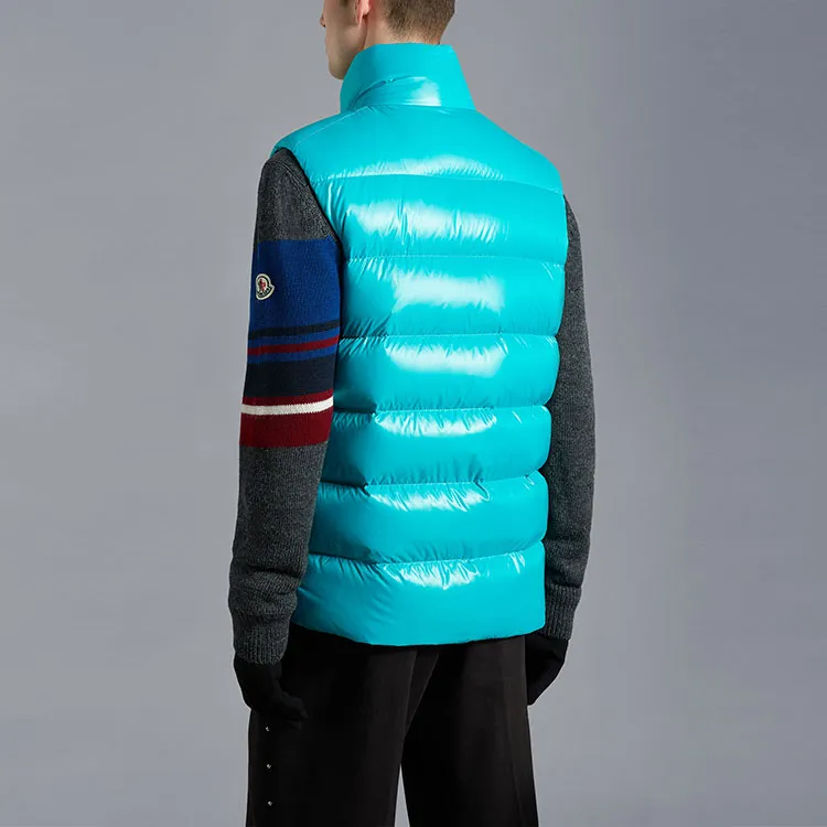 Moncler Vest Men's Green Turquoise-2