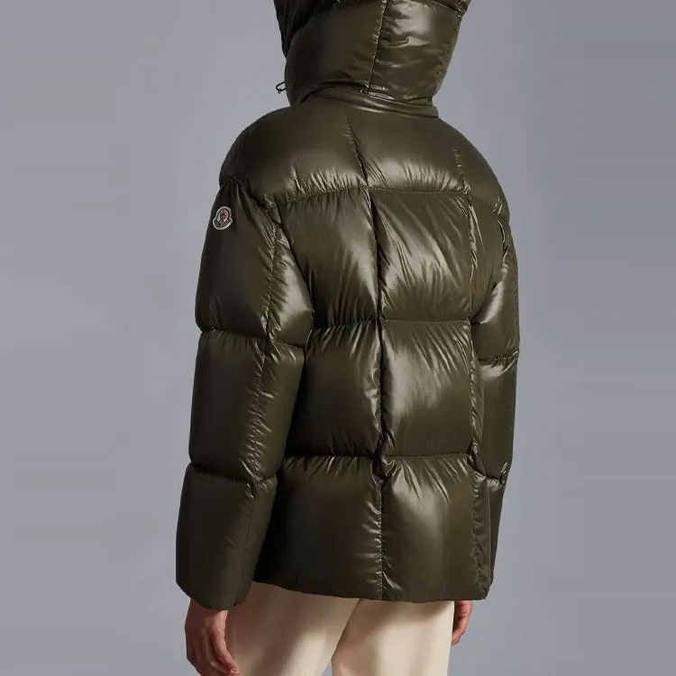 Moncler Parana Short Down Jacket Green-3