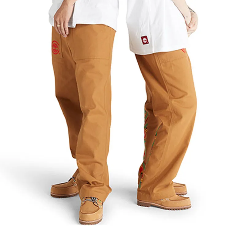 Timberland Casual Pants Unisex Brown-4