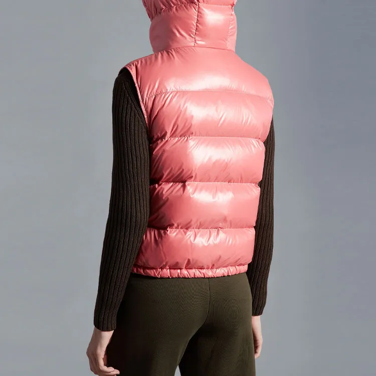 Moncler Vest Women's Coral Pink-3