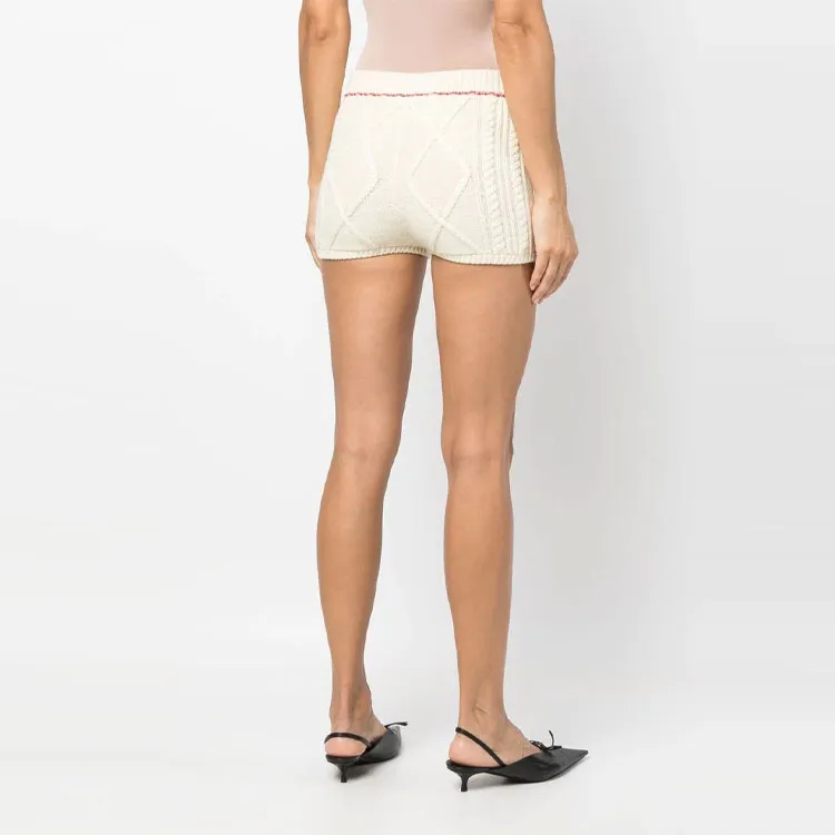 Marine Serre Casual Shorts Women's White-3