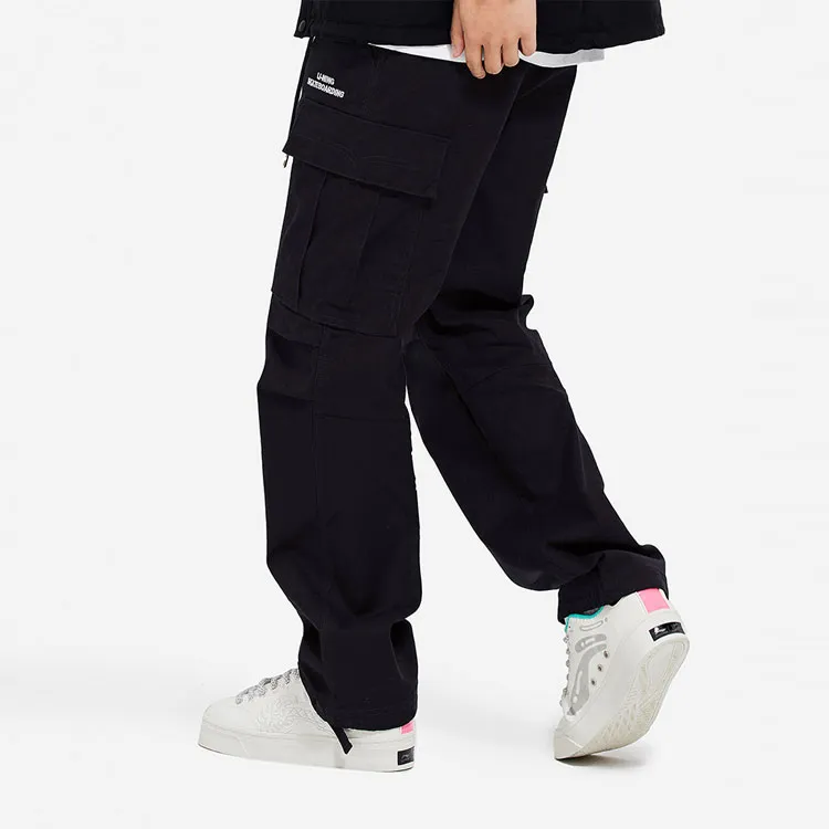 LiNing Skateboard Knitted Sweatpants Men Black-4