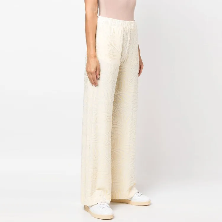 JIL SANDER Knitted Sweatpants Women's Ivory-2