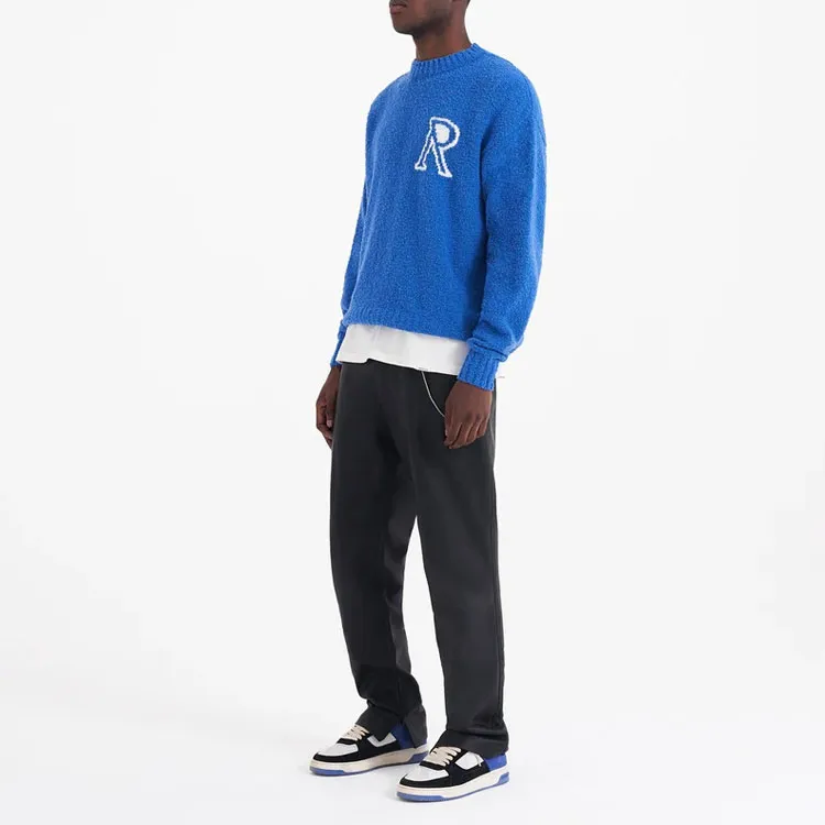 REPRESENT Initial Boucle Knitted Sweater-4