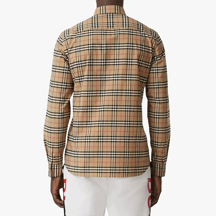 Burberry Checked Long Sleeved Shirt-3