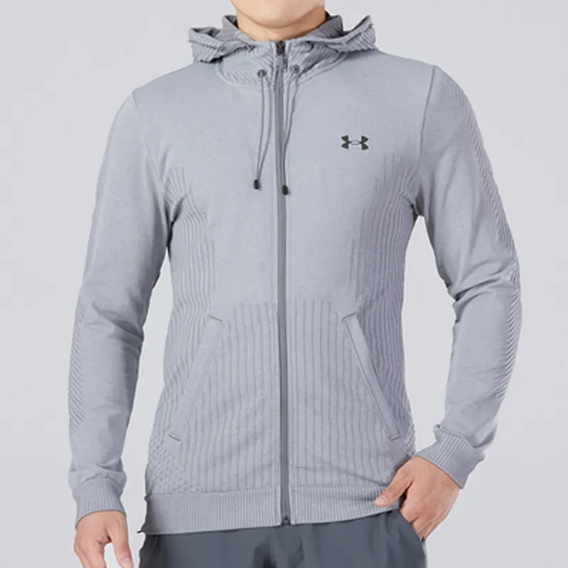 Under Armour Rush Jackets Men Deep Wolf Gray-2